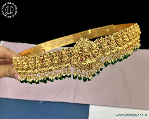 Exclusive Gold Plated Traditional Temple Hip Belt JH5164