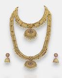 Elegant Gold Plated Antique Combo Jewellery Set JH5191