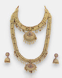 Elegant Gold Plated Antique Combo Jewellery Set JH5191