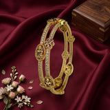Exclusive Gold Plated Traditional Bangles JH5205