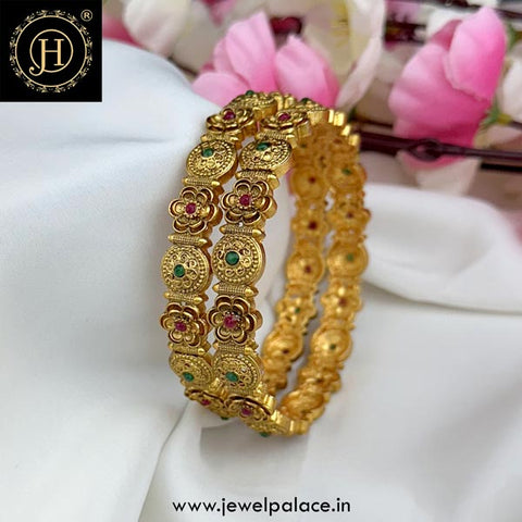 Exclusive Gold Plated Traditional Bangles JH5207