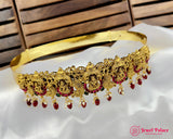 Beautiful Gold Plated Adjustable Temple Hip Belt Kamarband For Kids JH5249