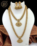 Elegant Gold Plated Antique Combo Jewellery Set JH5256