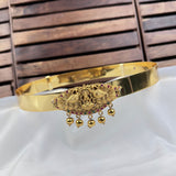 Beautiful Gold Plated Adjustable Temple Hip Belt Kamarband For Kids JH5257