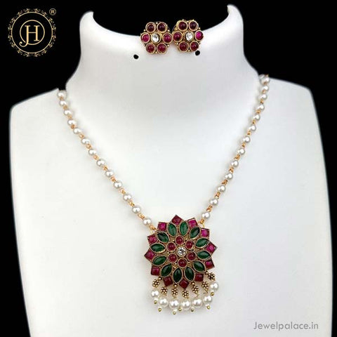 Refined Beautiful Gold Plated Traditional Necklace JH5266