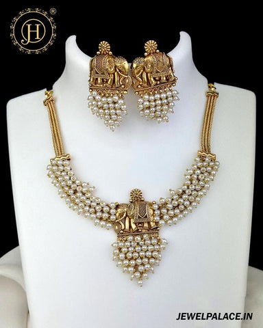 Trendy Antique Necklace Set JH5273