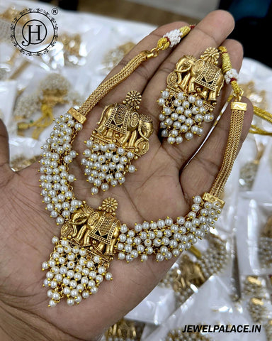 Trendy Antique Necklace Set JH5273