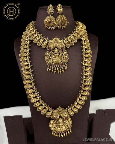 Elegant Gold Plated Antique Combo Jewellery Set JH5283