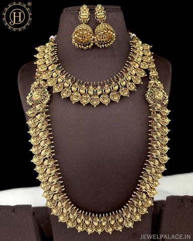 Elegant Gold Plated Antique Combo Jewellery Set JH5287