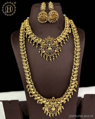 Elegant Gold Plated Antique Combo Jewellery Set JH5290