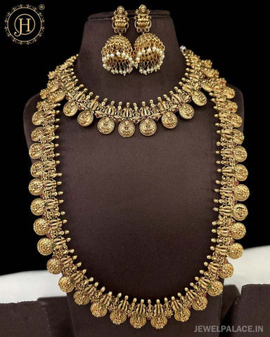 Elegant Gold Plated Antique Combo Jewellery Set JH5291