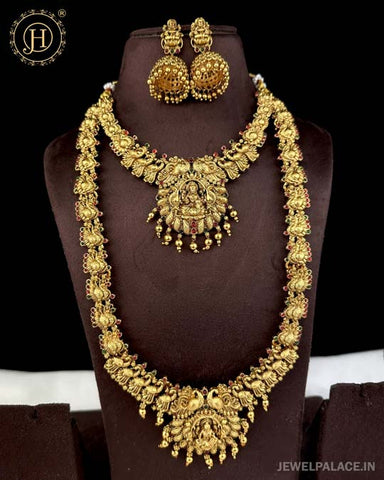 Elegant Gold Plated Antique Combo Jewellery Set JH5293