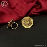 Traditional Gold Plated Adjustable Finger Ring JH5304