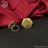 Traditional Gold Plated Adjustable Finger Ring JH5309