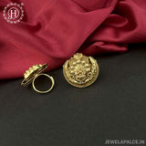 Traditional Gold Plated Adjustable Finger Ring JH5311