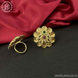 Traditional Gold Plated Adjustable Finger Ring JH5312