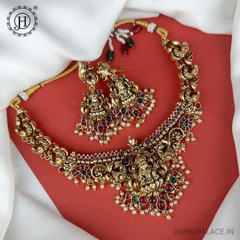 Beautiful Gold Plated Traditional Necklace JH5379