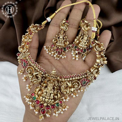 Beautiful Gold Plated Traditional Necklace JH5379