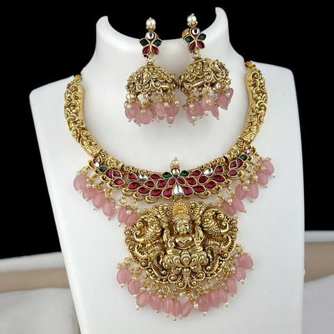 Antique Pearls Temple Necklace JH5384