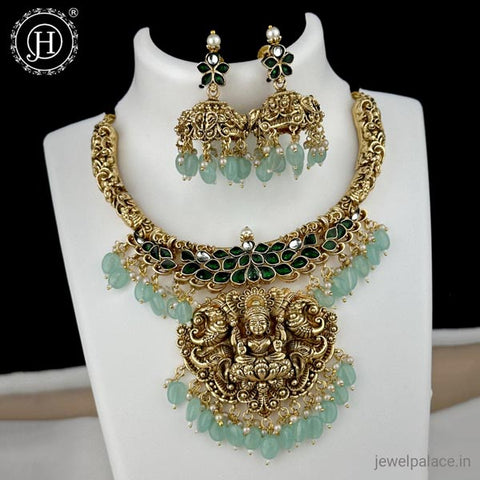 Antique Pearls Temple Necklace JH5386