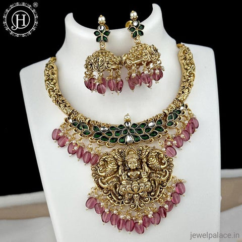 Antique Pearls Temple Necklace JH5389
