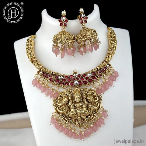Antique Pearls Temple Necklace JH5390