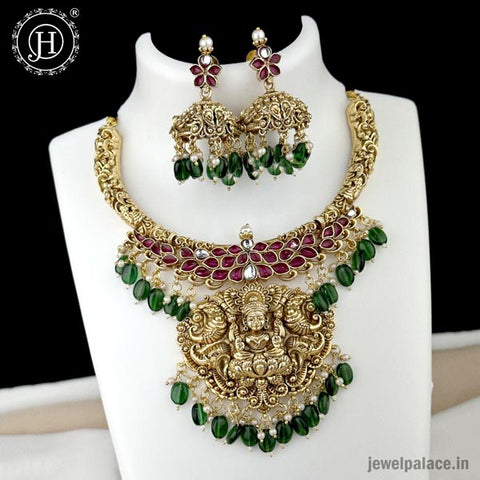 Antique Pearls Temple Necklace JH5393