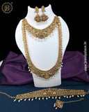 Exclusive Gold Plated South Indian Traditional Semi Bridal Jewellery Set JH5401