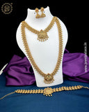 Exclusive Gold Plated South Indian Traditional Semi Bridal Jewellery Set JH5402