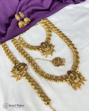 Exclusive Gold Plated South Indian Traditional Semi Bridal Jewellery Set JH5402