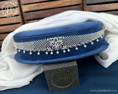 Beautiful Silver Plated AD Stone Premium Quality Hip Chain JH5413