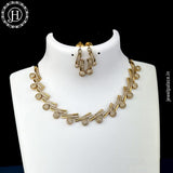 Beautiful Gold Plated AD Stone Premium Necklace JH5423