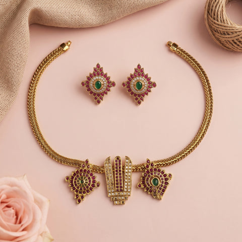 Lord Balaji Design Premium Quality Necklace JH5430