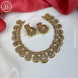 Exclusive Gold Plated AD Stone Premium Necklace JH5431