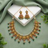 Stunning Gold Shine AD Stone Premium Necklace JH5433