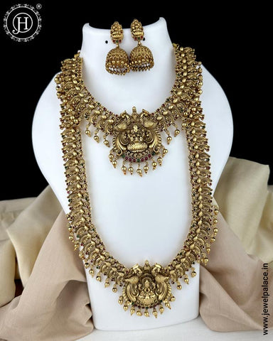 Elegant Gold Plated Antique Combo Jewellery Set JH5448