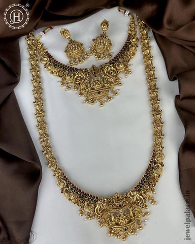Elegant Gold Plated Antique Combo Jewellery Set JH5449