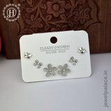 Imported Trendy Studs And Drop Earrings Set Of 3 Pairs JH5452