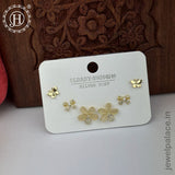 Imported Trendy Studs And Drop Earrings Set Of 3 Pairs JH5452
