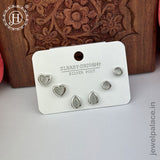 Imported Trendy Studs And Drop Earrings Set Of 3 Pairs JH5452