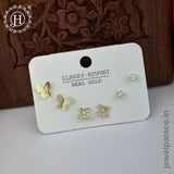 Imported Trendy Studs And Drop Earrings Set Of 3 Pairs JH5452