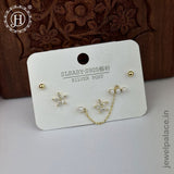 Imported Trendy Studs And Drop Earrings Set Of 3 Pairs JH5452