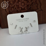 Imported Trendy Studs And Drop Earrings Set Of 3 Pairs JH5452