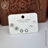 Imported Trendy Studs And Drop Earrings Set Of 3 Pairs JH5452