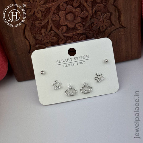 Imported Trendy Studs And Drop Earrings Set Of 3 Pairs JH5452