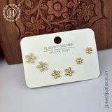 Imported Trendy Studs And Drop Earrings Set Of 3 Pairs JH5452