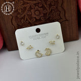Imported Trendy Studs And Drop Earrings Set Of 3 Pairs JH5452
