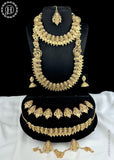 Pretty Traditional South Indian Bridal Jewellery Set JH5559