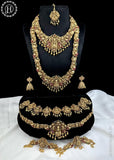 Pretty Traditional South Indian Bridal Jewellery Set JH5568