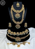 Pretty Traditional South Indian Bridal Jewellery Set JH5578